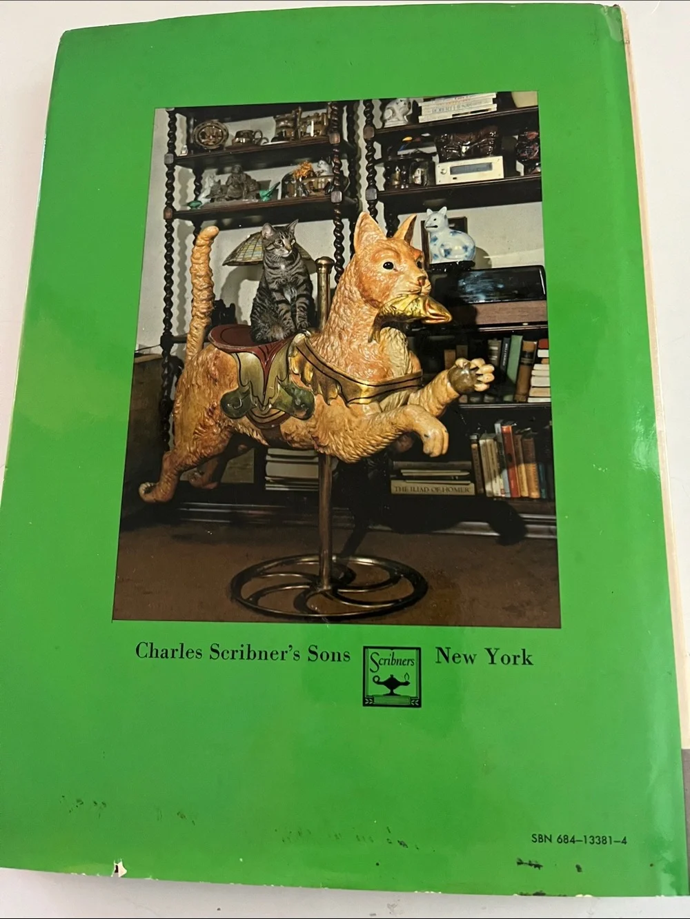 Vintage Antique Cats for Collectors Book & Cat Confessions (humor), cat figurine